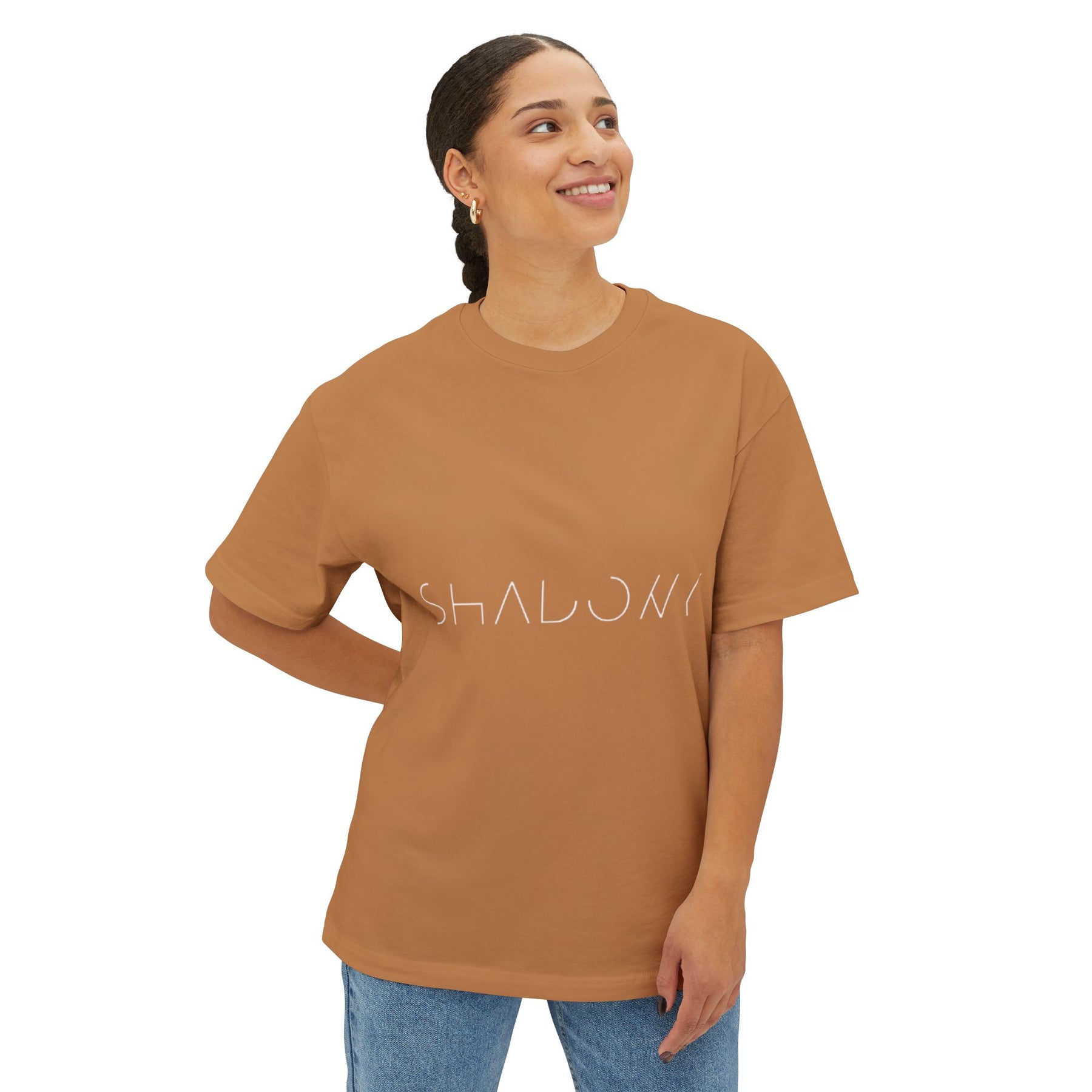 T-shirt squadrata oversize unisex